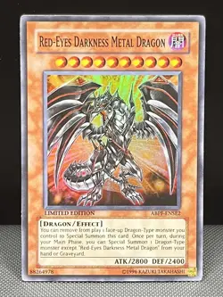 Red-Eyes Darkness Metal Dragon ABPF-ENSE2 Yu-Gi-Oh Super Rare - NM/LP Limited - Image 1
