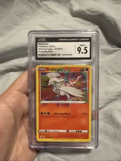 2021 Pokemon SWSH Shining Fates Reshiram #017/072 CGC 9.5 - Image 1