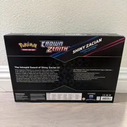 Pokemon TCG Crown Zenith Shiny Zacian Premium Figure Collection Box Sealed - Image 2