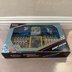 Pokemon TCG Crown Zenith Shiny Zacian Premium Figure Collection Box Sealed - Image 5
