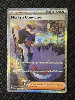 2024 Pokemon TEFen Temporal Forces 211/162 Morty's Conviction (Gengar) - Image 1