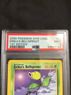 Pokemon: Gym Challenge 1st Edition Uncommon: Erika's Bellsprout 38/132 PSA 9 - Image 3