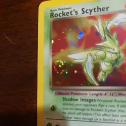 Pokemon Rocket's Scyther Gym Heroes Holo Rare 13/132 2000 LOOK AT THAT SWIRL!!! - Image 2