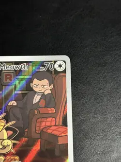Pokemon TCG SV10: Destined Rivals #203/182 Team Rocket's Meowth NM - Image 4