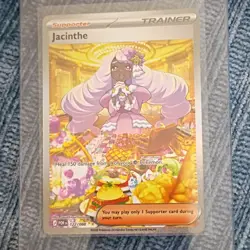 pokemon jacinthe trainer supporter por 122/088 holo rare 2026 english - Image 1