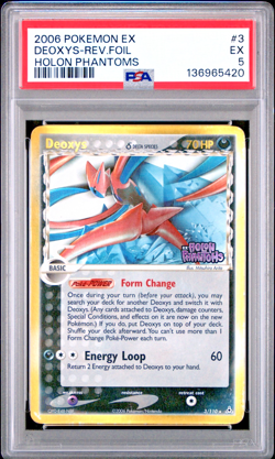 PSA 5 2006 EX Holon Phantoms Deoxys Attack Delta Species Reverse Holo 16/110 - Image 1