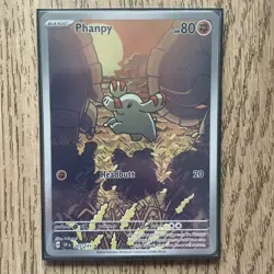 Phanpy Pokemon TCG Holo Illustration Rare Card 205/191 Sv08: Surging Sparks - Image 1
