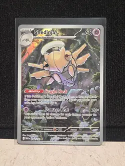 POKEMON TCG SHEDINJA 144/132 HOLO ILLUSTRATION RARE NM MEGA EVOLUTION ✨ - Image 1
