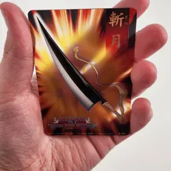 Zangetsu Bleach Soul Card Battle Z-003 Acetate Transparent Special Rare Shikai - Image 1