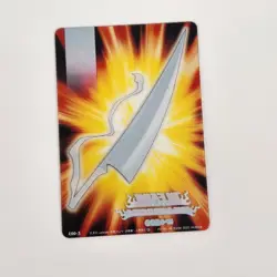 Zangetsu Bleach Soul Card Battle Z-003 Acetate Transparent Special Rare Shikai - Image 3