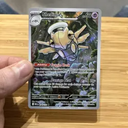 Pokemon TCG Shedinja 144/132 Mega Evolution Secret Rare Card Near Mint - Image 1