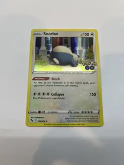 Snorlax 055/078 - Pokemon GO - Holo Rare Pokemon TCG Card - Near Mint-Mint - Image 1