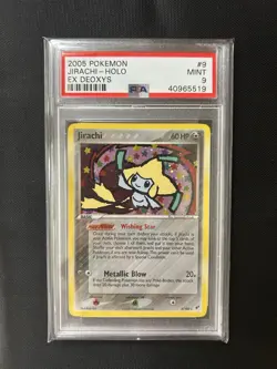 Jirachi 9/107 EX Deoxys Holo PSA 9 Mint Pokemon Card - Image 3
