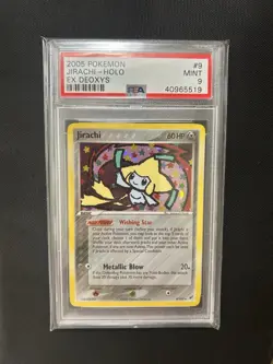 Jirachi 9/107 EX Deoxys Holo PSA 9 Mint Pokemon Card - Image 5