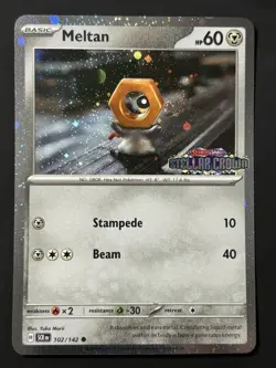 SWIRL Meltan (Stellar Crown Stamped) 102/142 Miscellaneous Cards & Products Holo - Image 2