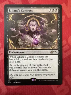 MTG Liliana's Contract, NM-Mint, English Secret Lair Drop Series - Image 1