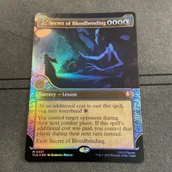 Secret of Bloodbending (Showcase) - Avatar: The Last Airbender- (Foil)(NM)#337 - Image 1