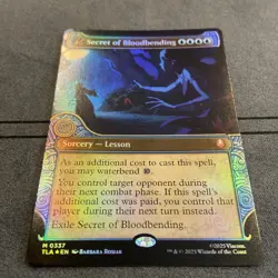 Secret of Bloodbending (Showcase) - Avatar: The Last Airbender- (Foil)(NM)#337 - Image 2