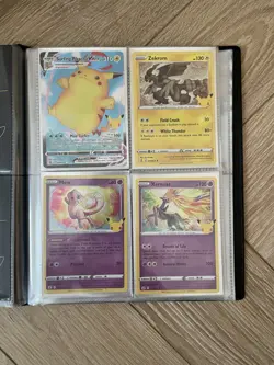 Pokemon TCG 25th Celebrations 24/25 Near Complete Master Base Set in Folder NM - Image 4