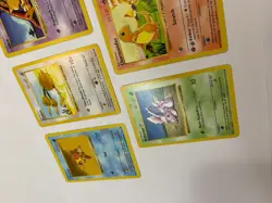 Shadowless Pokemon Base Set Lot Nidoran Staryu Charmander Abra Doduo WOTC - Image 5