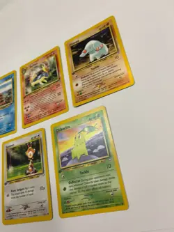 1st Edition Pokemon Neo Genesis Lot Phanpy Swinub Chikorita Sentret Quilava - Image 4