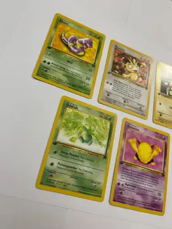 1st Edition Pokemon Team Rocket Lot Ekans Voltorb Meowth Oddish Drowzee - Image 2