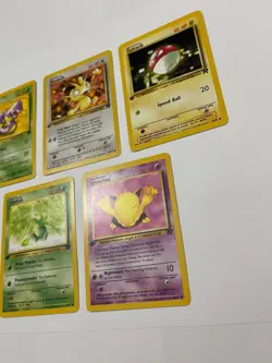 1st Edition Pokemon Team Rocket Lot Ekans Voltorb Meowth Oddish Drowzee - Image 4