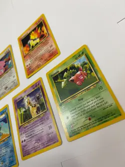 1st Edition Pokemon Neo Genesis Lot Wooper Snubbull Cyndaquil Girafarig Hoppip - Image 4
