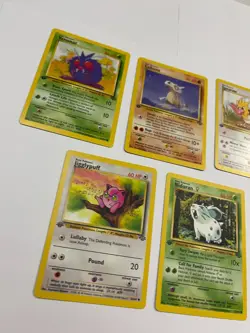 1st Edition Pokemon Jungle Lot Venonat Cubone Spearow Jigglypuff Nidoran - Image 2