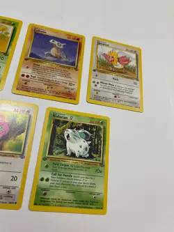 1st Edition Pokemon Jungle Lot Venonat Cubone Spearow Jigglypuff Nidoran - Image 3