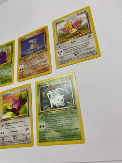 1st Edition Pokemon Jungle Lot Venonat Cubone Spearow Jigglypuff Nidoran - Image 4