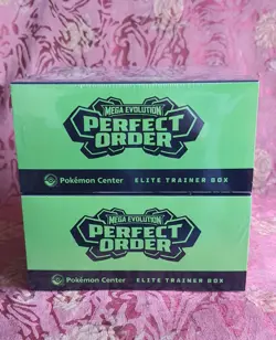 Pokemon Perfect Order Pokemon Center Elite Trainer Box ETB x2 ✅ New & DAMAGED🔥 - Image 5