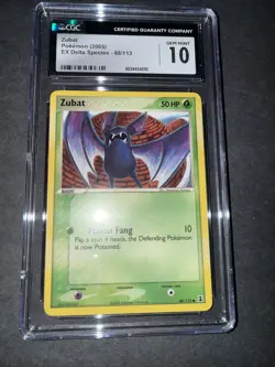 2005 Zubat 88/113 EX Delta Species CGC GEM MINT 10 Pokemon TCG Vintage - Image 4