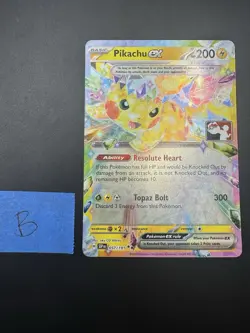 Pokemon Pikachu ex 057/191 Play! Prize Pack Series 7 Surging Sparks Pack Fresh - Image 4