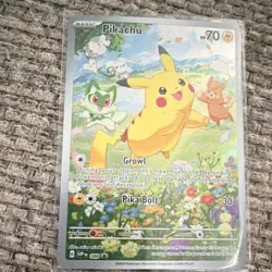 Pokemon Pikachu 088 SVP Scarlet & Violet Promo Full Art Holo Basic 70HP - Image 1