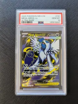 Pokemon Mega Evolution 161/132 Mega Absol EX PSA 10 Gem Mint - Image 1