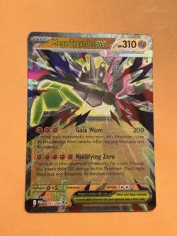 Mega Zygarde ex 047/088 Me03: Perfect Order Holo Double Rare NM Pokemon TCG - Image 1