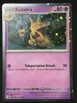 Kadabra SWIRL Pokemon Promos 064/165 Holo Promo Cosmos Holo Rare NM - Image 4