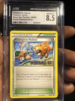 Champions Festival Pokemon 2013 Black Star Promos BW95 World Championships - Image 1