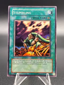 x2 Yu-Gi-Oh! Stumbling - IOC-035 - Unlimited Short Print - Common - LP - Image 1