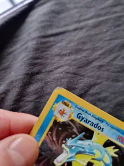 GYARADOS 6/102 Holo Pokemon Base Set 1 Card Vintage 1999 No.2 - Image 2