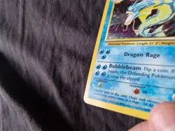 GYARADOS 6/102 Holo Pokemon Base Set 1 Card Vintage 1999 No.2 - Image 4