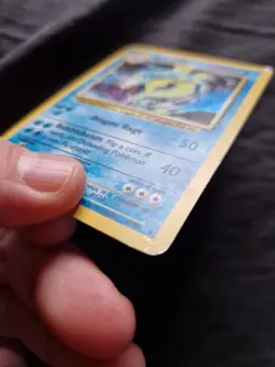 GYARADOS 6/102 Holo Pokemon Base Set 1 Card Vintage 1999 No.2 - Image 5