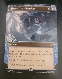 Fierce Guardianship (Showcase) Avatar: The Last Airbender MTG - NM - Image 1