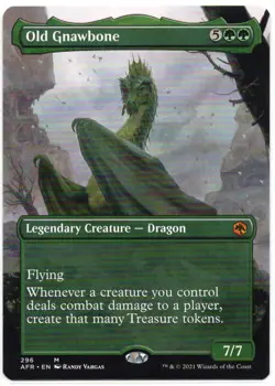 Magic the Gathering - Old Gnawbone Borderless - 296 - MYTHIC - AFR - Mint - Image 1