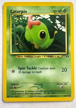 2001 Pokemon Neo Discovery Caterpie #53/75 - Image 1