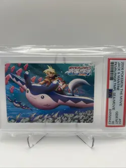 2006 Pokemon Japanese Carddass Ranger The Temple The Sea Jack & Mantine PSA 10 - Image 2