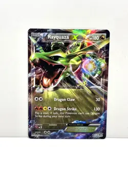 Pokemon TCG Rayquaza EX XY73 - XY Black Star Promo Ultra Rare Holo LP- - Image 1