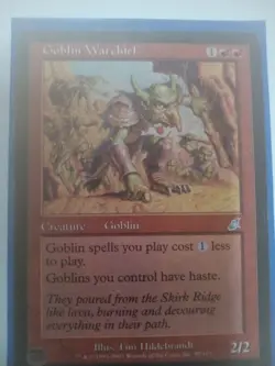 Goblin Warchief LP Scourge Set Magic The Gathering Card - Image 1