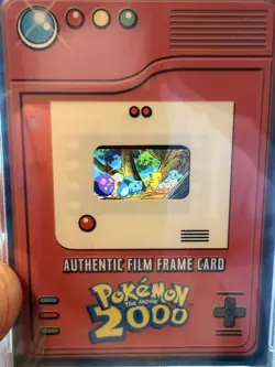 2000 Topps Pokemon Movie Film Frame PSA 5 Pikachu Bulbasaur Squirtle - Image 1
